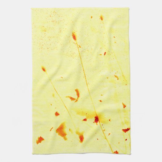 Droog papaver steekt keukenhanddoek (Verticaal)