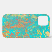 Droog penseel schilderen marmer goudkunstwerk. ABS Case-Mate iPhone Case (Achterkant (horizontaal))