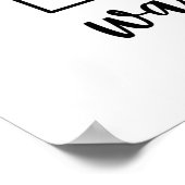 Droog poster met droogvoud wassen (Hoek)