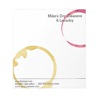 Droog reinigen en wasbedekking is geen misdaad notitieblok