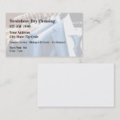 Droog reinigen Visitekaartjes winkel (Voorkant / Achterkant)