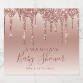 Droog Roos Gold Sparkling Wijnetiket (Enkel label)