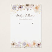 Droog siersiersieraden visitekaartje (Voorkant)