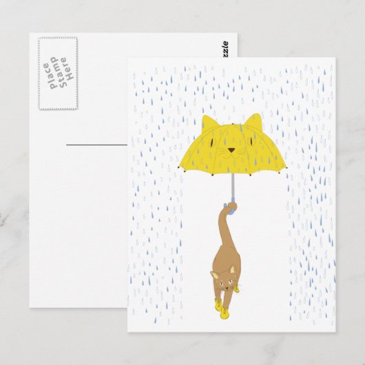 Droog snel briefkaart (Voorkant / Achterkant)