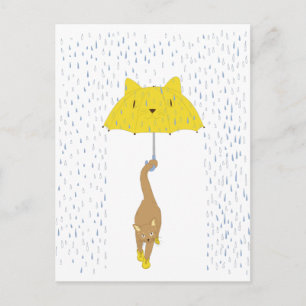 Droog snel briefkaart