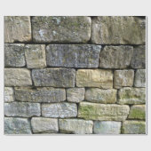 Droog stenen muur cadeau inpakpapier (Vlak)