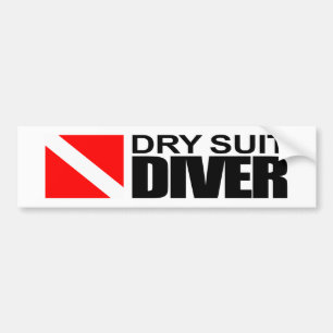 Droog Suit Diver Bumpersticker