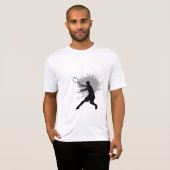 Droog tennisshirt voor mannen t-shirt (Voorkant volledig)