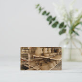 Droog van aardewerk visitekaartje (Staand voorkant)