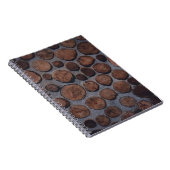 Droog van kurkhout notitieboek (Rechterzijde)