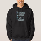 Droog wasdag Sarcastisch wassen Droog vouwtijd Hoodie (Voorkant)
