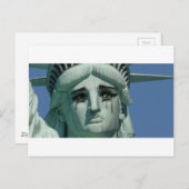 Droogbeeld van vrijheid briefkaart (Voorkant / Achterkant)