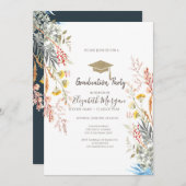 Droogbloemenweide Afstudeerfeest Kaart (Voorkant / Achterkant)