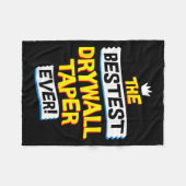 Droogbouwer Beroep Fun Citaten Fleece Deken (Voorkant (Horizontaal))