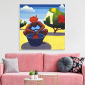 Droogdag 2007 canvas afdruk (Insitu (Woonkamer))