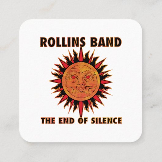 Droogdroomband Vierkante Visitekaartje (Achterkant)