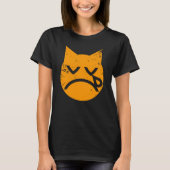 Drooggegraat Cat Emoji T-shirt (Voorkant)