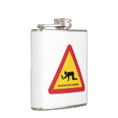 DROOGGENDE MENSEN DIE DE VERKEERSZIJDE OVERSCHRIJD HEUPFLES (Rechts)