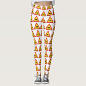 DROOGGENDE MENSEN DIE DE VERKEERSZIJDE OVERSCHRIJD LEGGINGS (Voorkant)