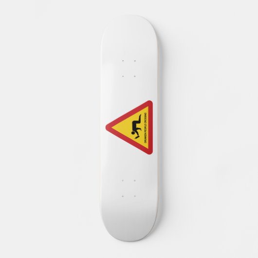 DROOGGENDE MENSEN DIE DE VERKEERSZIJDE OVERSCHRIJD PERSOONLIJK SKATEBOARD (Voorkant)