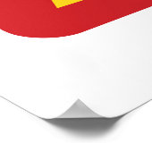 DROOGGENDE MENSEN DIE DE VERKEERSZIJDE OVERSCHRIJD POSTER (Hoek)