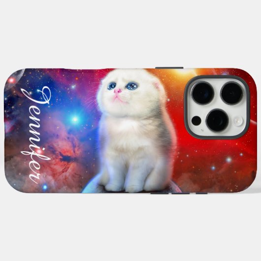 Droogkat in de ruimte Case-Mate iPhone case (Achterkant (horizontaal))