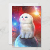 Droogkat in de ruimte kaart (Achterkant)