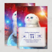 Droogkat in de ruimte kaart (Voorkant / Achterkant)