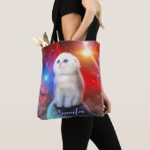 Droogkat in de ruimte tote bag (Dichtbij)