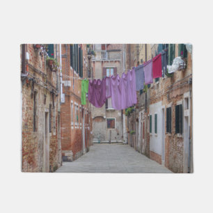 Drooglijnen in Venetië Italië Deurmat