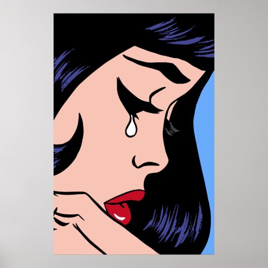 Droogmeisje ( komisch meisje) poster (Voorkant)