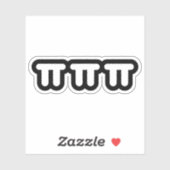 Droogscheuren ㅠ ㅠ Koreaanse Sticker (Vel)