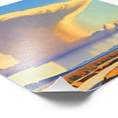 "Droogte en Downpour" van Maynard Dixon Foto Afdruk (Hoek)