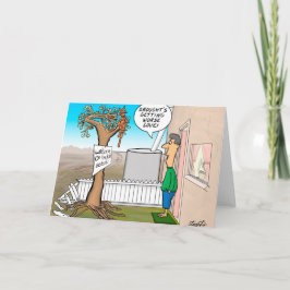 Droogte Humor Cartoon Kaart