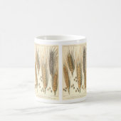 Droogteresistente tarweplant, vintage landbouw koffiemok (Center)