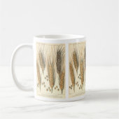 Droogteresistente tarweplant, vintage landbouw koffiemok (Links)