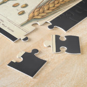 Droogteresistente tarweplant, vintage landbouw legpuzzel (Zijkant)