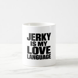 Droogvlees Is Mijn Liefdestaal Grappig Rundvlees D Koffiemok