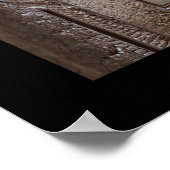 Droogwas in het zwarte poster van Toscane (Hoek)