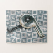 Droogwasdroger, hairdresser, zoutoplossing legpuzzel (Horizontaal)