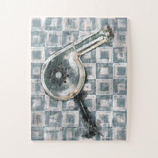 Droogwasdroger, hairdresser, zoutoplossing legpuzzel (Verticaal)