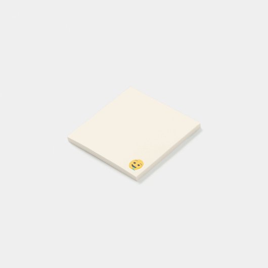 Drool Emoji Post-it® Notes (Schuin)