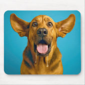Drooling Bloodhound Humor Muismat (Voorkant)
