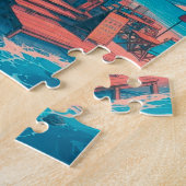 Droom aan de Zee Lofi Legpuzzel (Zijkant)