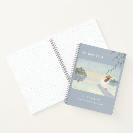 Droom aan het meer notitieboek (Binnen)