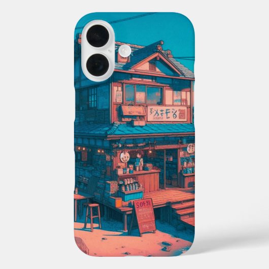 Droom aan zee met Lofi-sfeer Case-Mate iPhone Case (Achterkant)