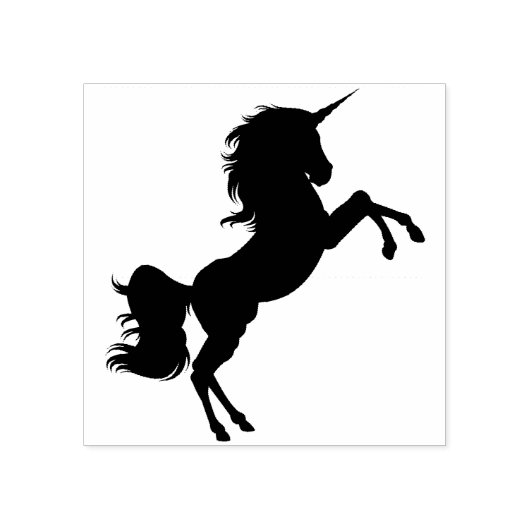 Droom als een eenhoorn rubberstempel (Afrduk)