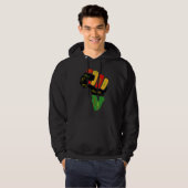 Droom Als Martin Eerste Hands Black History Month  Hoodie (Voorkant volledig)