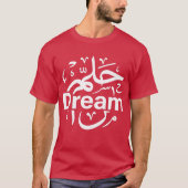 Droom Arabisch & Engels T-shirt (Voorkant)