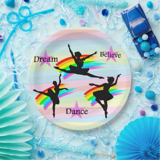 DROOM, BEREIK, GELOOF DANSERSPAPIER BORDEN PAPIEREN BORDJE (Feest)